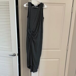 Elizabeth and James Dark Gray High Low Dress